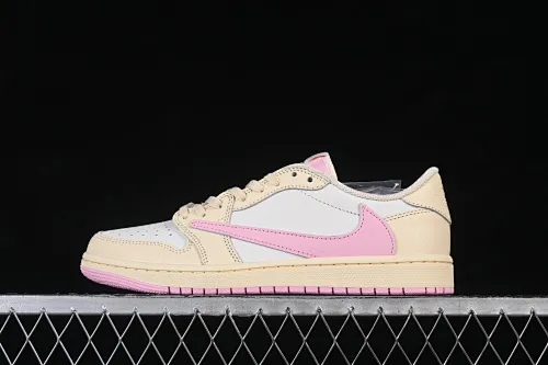 All categories Air Jordan Jordan series basketball shoes Air Jordan 1 Low OG version Travis Scott x Air Jordan 1 Low OG AJ1 Joe 1 undercut low IQ7604-100